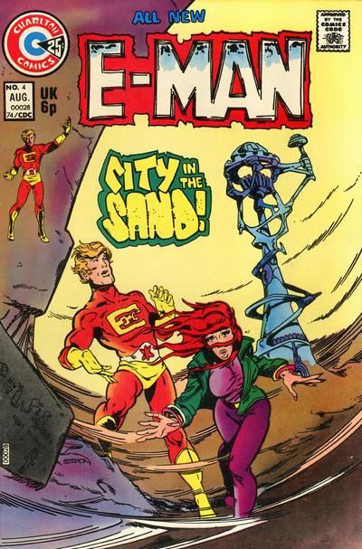 E Man Charlton Comics 4 City In The Sand Killjoy